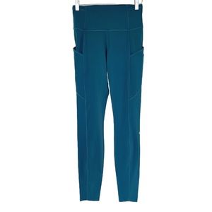 Lululemon Fast and Free *Brushed Run Tight - Blue - Size 4